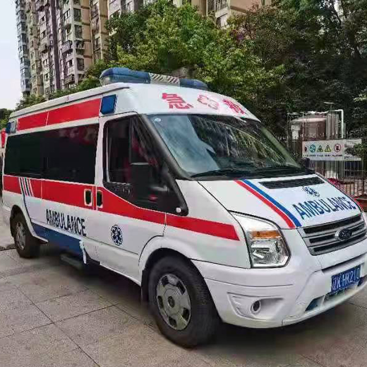 赵西垸林场长途救护车护送病人返乡